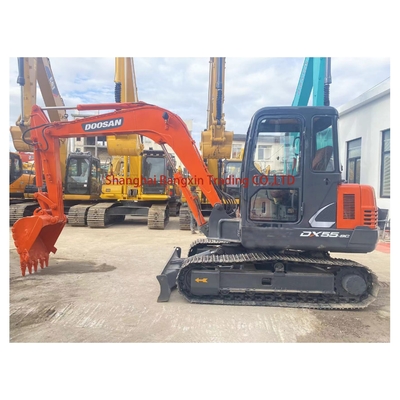 Χρησιμοποιούμενη ανασκαφή Doosan DH55 με 600 ώρες εργασίας και αρχική υδραυλική αντλία