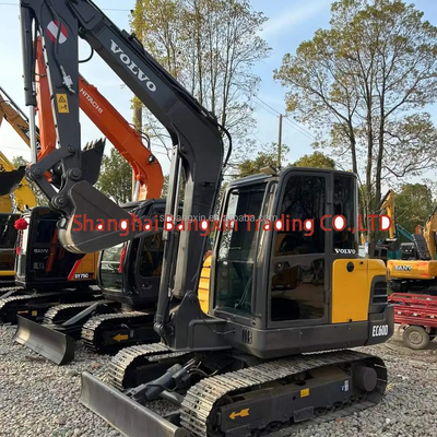 Μικρομηχανή Mini Excavator VOLVO EC60D με ισχυρή ισχύ και υδραυλική σταθερότητα