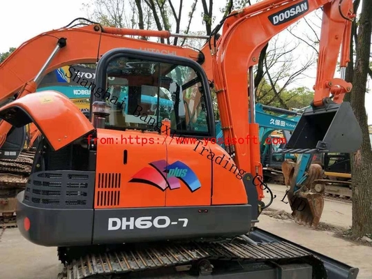 90% DH60-7 Μίνι εξορυκτής που χρησιμοποιείται για μηχανή κατασκευής εξορυκτών Crawler