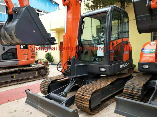 90% DH60-7 Μίνι εξορυκτής που χρησιμοποιείται για μηχανή κατασκευής εξορυκτών Crawler