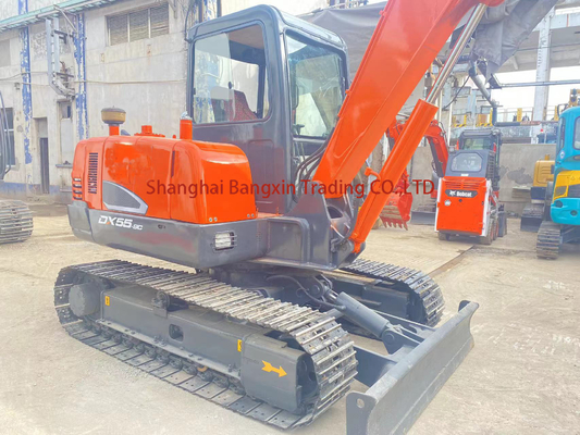 Χρησιμοποιούμενη μίνι εκσκαφέας Doosan DH55 5 τόνων με αρχική υδραυλική αντλία και 1