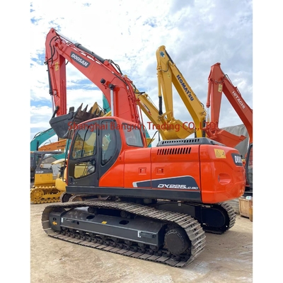 1.5 χωρητικότητα κουβαλιού Doosan DX225LC εξορυκτής πρωτότυπο από την Κορέα για βαριά εργασία