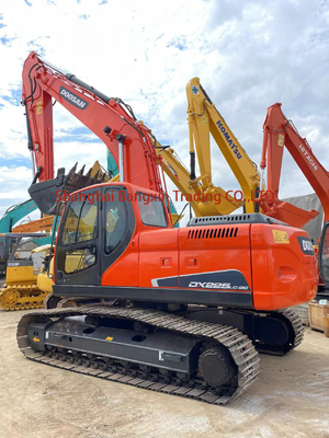 1.5 χωρητικότητα κουβαλιού Doosan DX225LC εξορυκτής πρωτότυπο από την Κορέα για βαριά εργασία