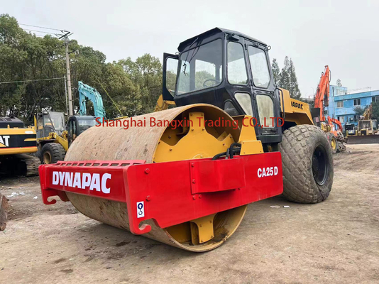 Συμπυκνωτής κυλίνδρων δρόμου Dynapac CA25D με 90% βαθμό και εξαιρετικές επιδόσεις εργασίας