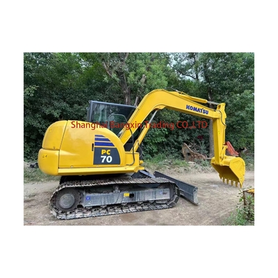 Χρησιμοποιούμενος ορμητικός εξορυκτής Komatsu PC70 με αρχική υδραυλική βαλβίδα σε 7000 KG