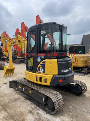 Χρησιμοποιούμενη μίνι εκσκαφέας Komatsu PC55MR-2 28.5k έτος 2021 εξαιρετική κατάσταση