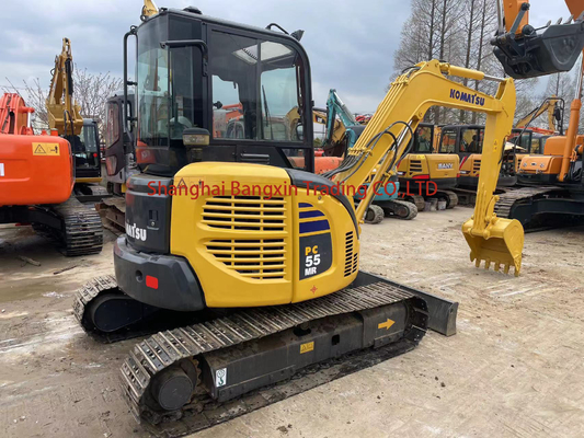 Χρησιμοποιούμενη μίνι εκσκαφέας Komatsu PC55MR-2 28.5k έτος 2021 εξαιρετική κατάσταση