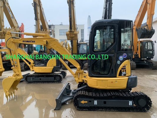 3500 KG Χρησιμοποιούμενος εξορυκτής Komatsu PC35 Mini με δωρεάν αποστολή και υψηλή παραγωγικότητα