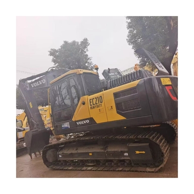 Χρησιμοποιούμενος εξορυκτής Volvo EC210D με λειτουργικό βάρος 21 τόνων και πιστοποίηση EPA/CE