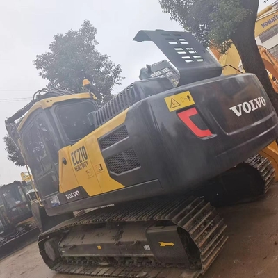 Χρησιμοποιούμενος εξορυκτής Volvo EC210D με λειτουργικό βάρος 21 τόνων και πιστοποίηση EPA/CE